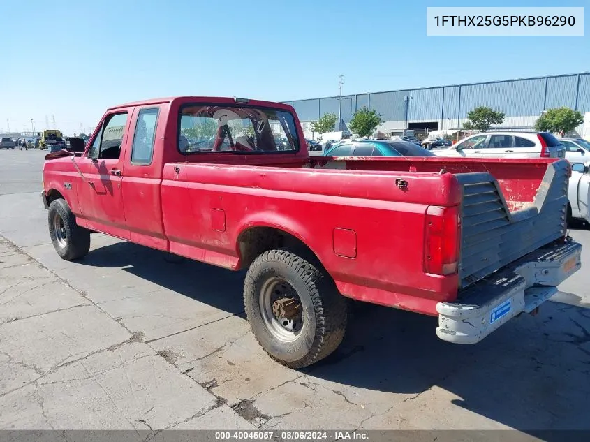 1993 Ford F250 VIN: 1FTHX25G5PKB96290 Lot: 40045057