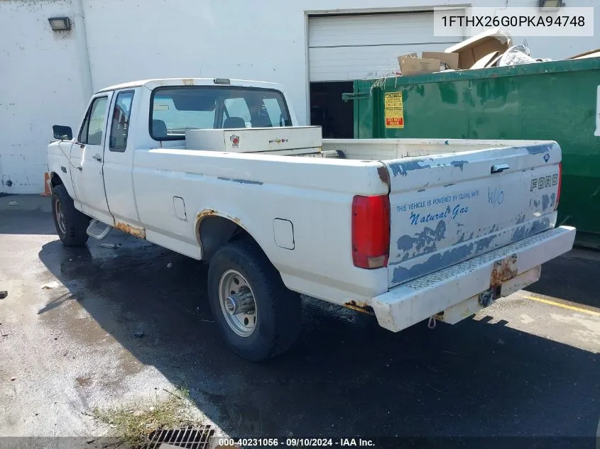 1993 Ford F250 VIN: 1FTHX26G0PKA94748 Lot: 40231056