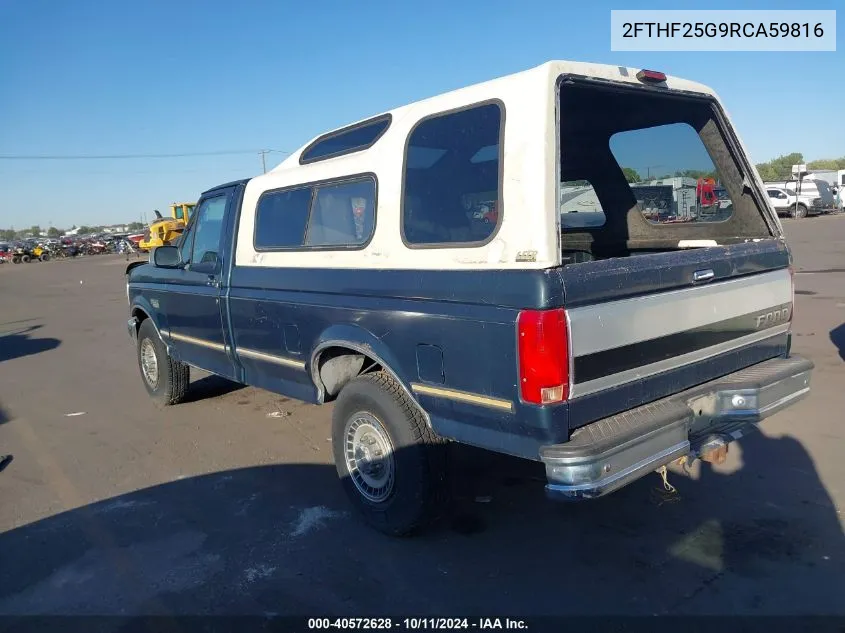 2FTHF25G9RCA59816 1994 Ford F250