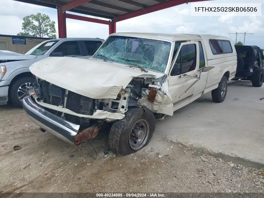 1995 Ford F250 VIN: 1FTHX25G2SKB06506 Lot: 40234085