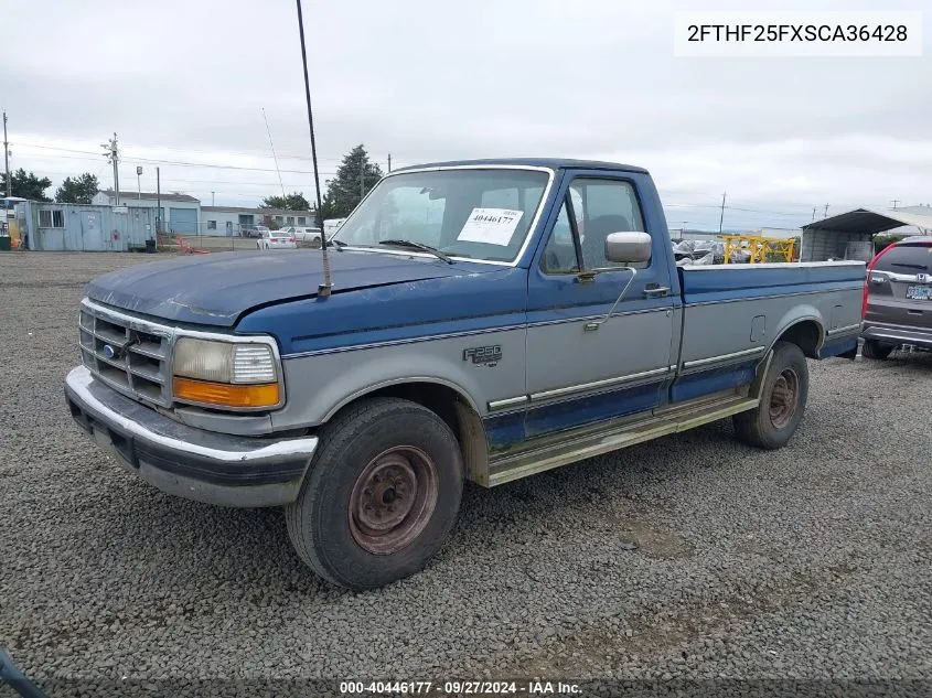 1995 Ford F250 VIN: 2FTHF25FXSCA36428 Lot: 40446177