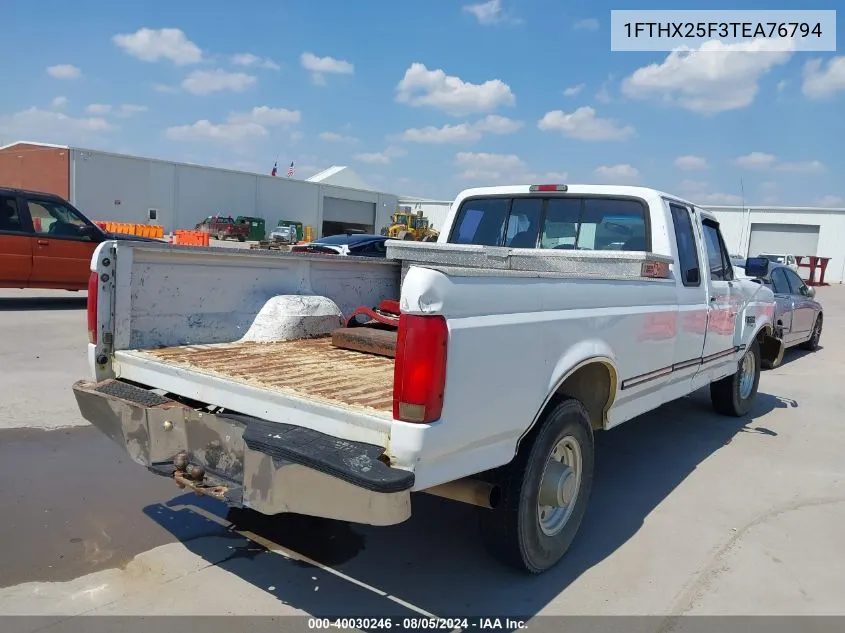 1996 Ford F250 VIN: 1FTHX25F3TEA76794 Lot: 40030246