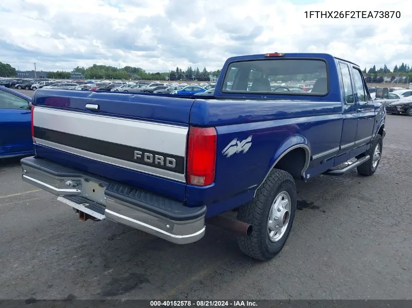 1996 Ford F250 VIN: 1FTHX26F2TEA73870 Lot: 40152578