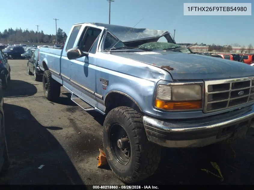 1996 Ford F250 VIN: 1FTHX26F9TEB54980 Lot: 40213860