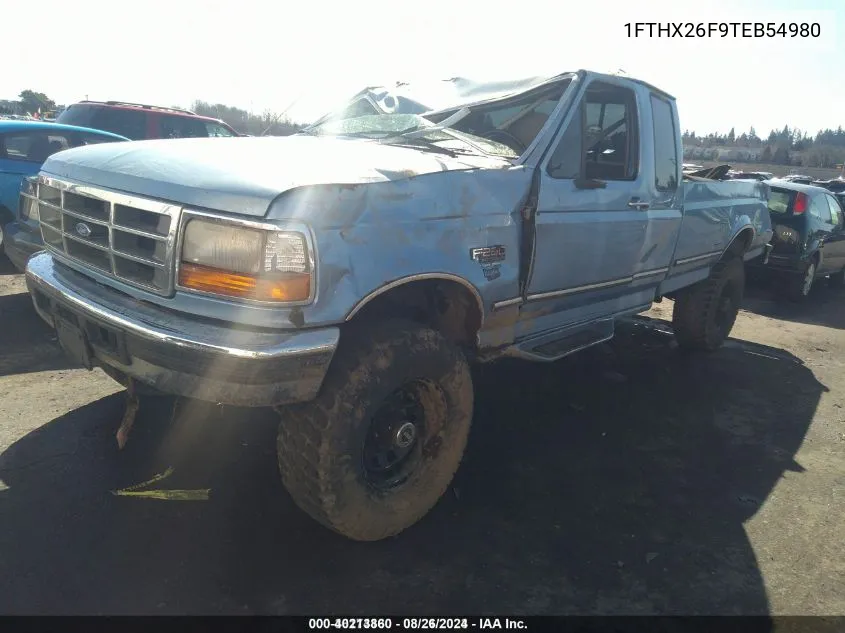 1996 Ford F250 VIN: 1FTHX26F9TEB54980 Lot: 40213860