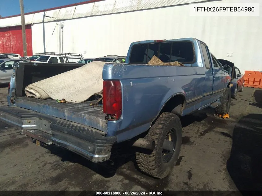 1996 Ford F250 VIN: 1FTHX26F9TEB54980 Lot: 40213860