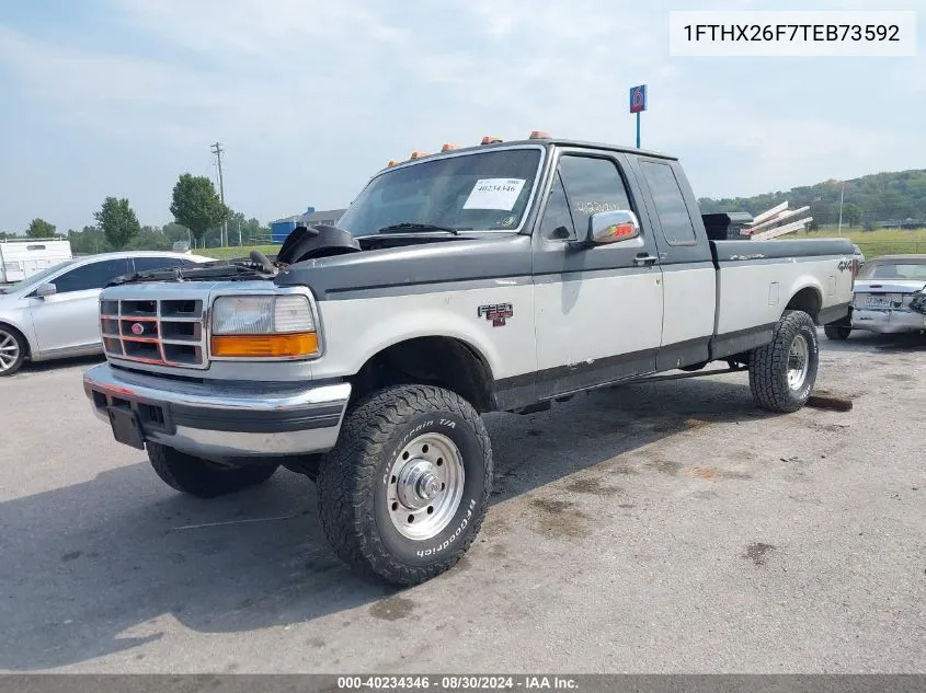 1996 Ford F250 VIN: 1FTHX26F7TEB73592 Lot: 40234346