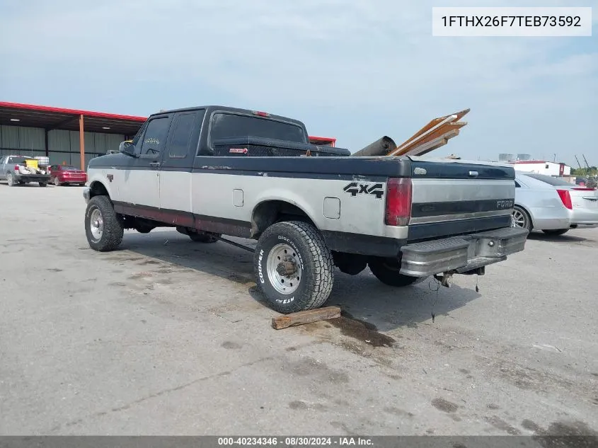 1996 Ford F250 VIN: 1FTHX26F7TEB73592 Lot: 40234346