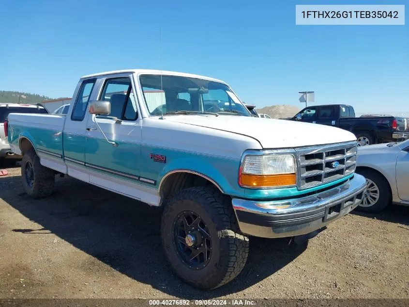 1996 Ford F250 VIN: 1FTHX26G1TEB35042 Lot: 40276892