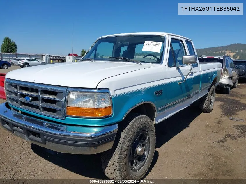 1996 Ford F250 VIN: 1FTHX26G1TEB35042 Lot: 40276892