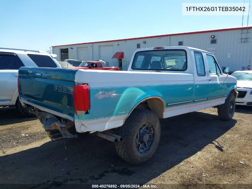 1996 Ford F250 VIN: 1FTHX26G1TEB35042 Lot: 40276892