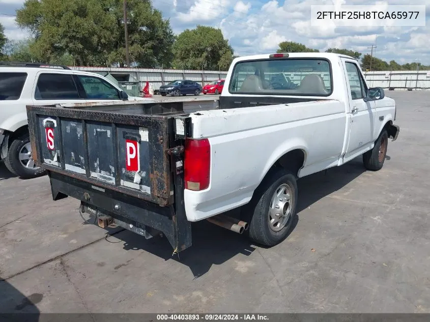 1996 Ford F250 VIN: 2FTHF25H8TCA65977 Lot: 40403893