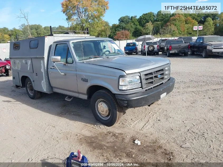 1996 Ford F250 VIN: 1FTHF25H4TEA85072 Lot: 40492898