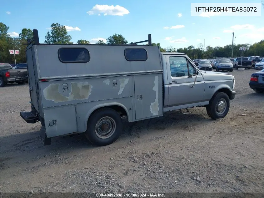 1996 Ford F250 VIN: 1FTHF25H4TEA85072 Lot: 40492898