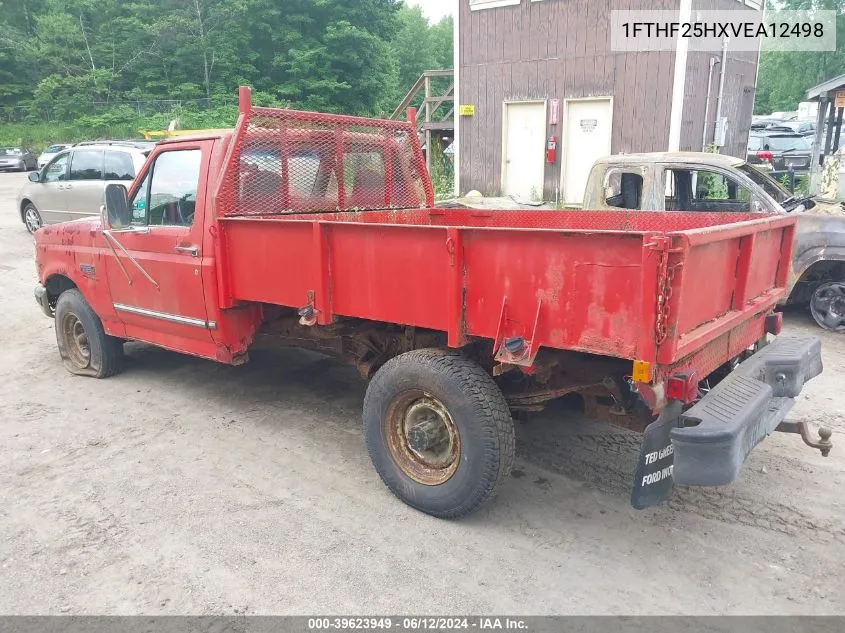 1997 Ford F-250 Xl VIN: 1FTHF25HXVEA12498 Lot: 39623949