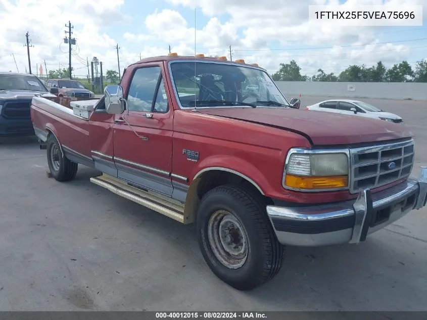 1997 Ford F-250 Xl VIN: 1FTHX25F5VEA75696 Lot: 40012015