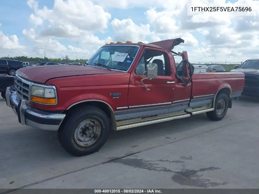 1997 Ford F-250 Xl VIN: 1FTHX25F5VEA75696 Lot: 40012015