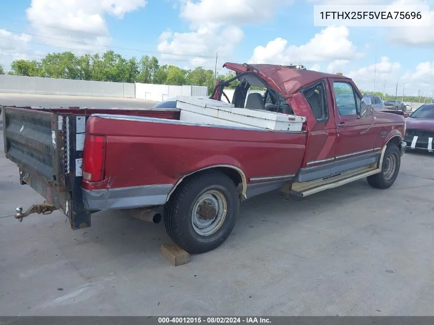 1997 Ford F-250 Xl VIN: 1FTHX25F5VEA75696 Lot: 40012015