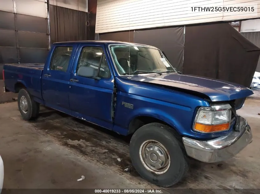 1997 Ford F-250 Xl VIN: 1FTHW25G5VEC59015 Lot: 40019233