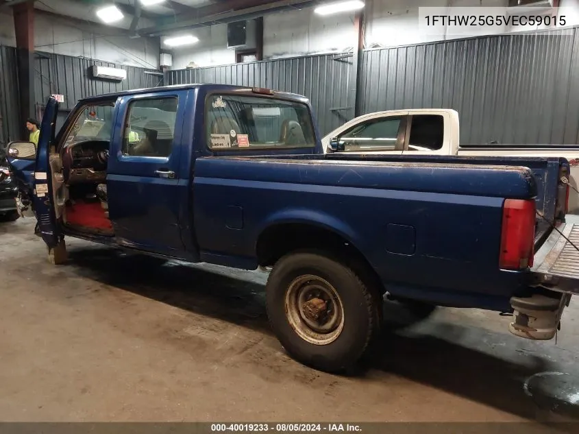 1997 Ford F-250 Xl VIN: 1FTHW25G5VEC59015 Lot: 40019233