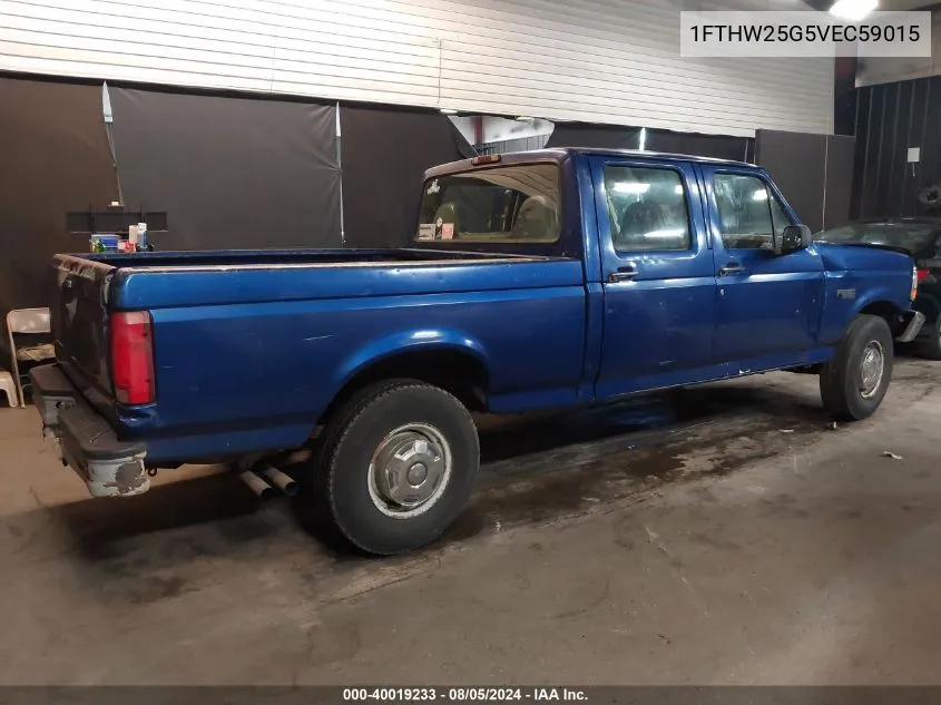 1997 Ford F-250 Xl VIN: 1FTHW25G5VEC59015 Lot: 40019233