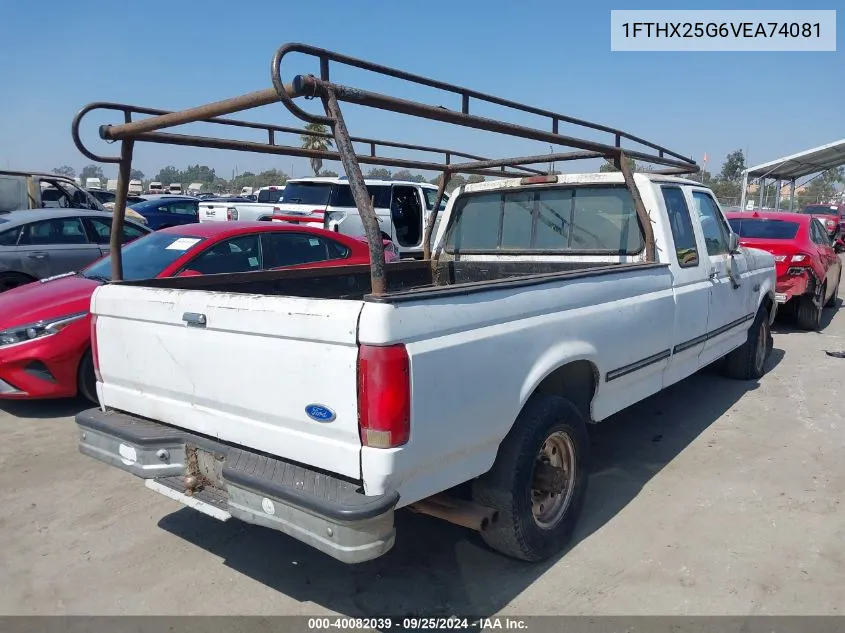 1997 Ford F250 VIN: 1FTHX25G6VEA74081 Lot: 40082039