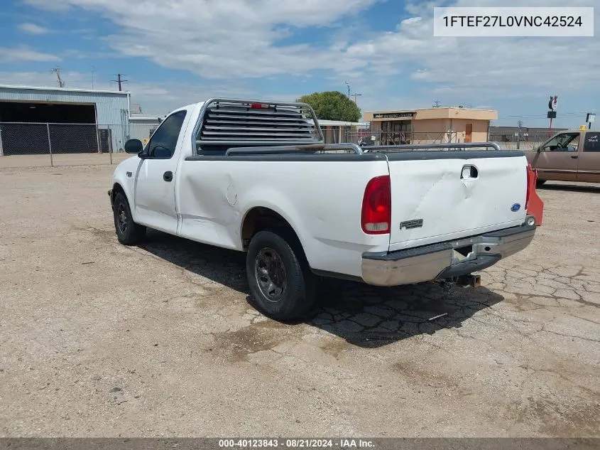 1997 Ford F-250 Lariat/Standard/Xl/Xlt VIN: 1FTEF27L0VNC42524 Lot: 40123843