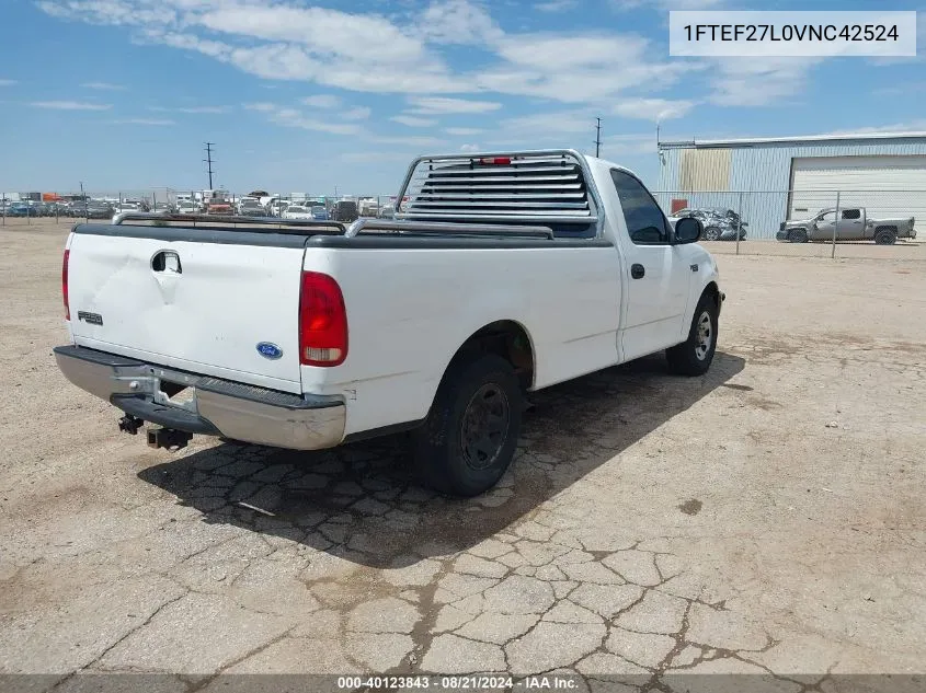 1997 Ford F-250 Lariat/Standard/Xl/Xlt VIN: 1FTEF27L0VNC42524 Lot: 40123843