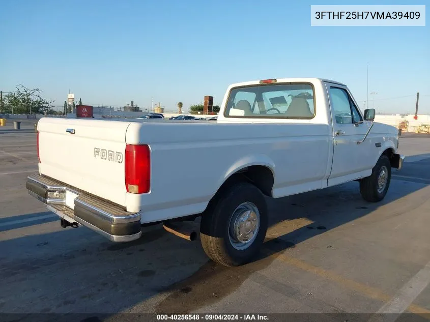 1997 Ford F-250 Xl VIN: 3FTHF25H7VMA39409 Lot: 40256548