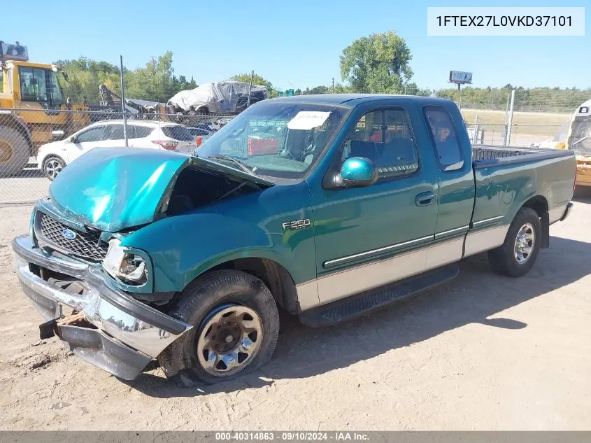 1997 Ford F250 VIN: 1FTEX27L0VKD37101 Lot: 40314863