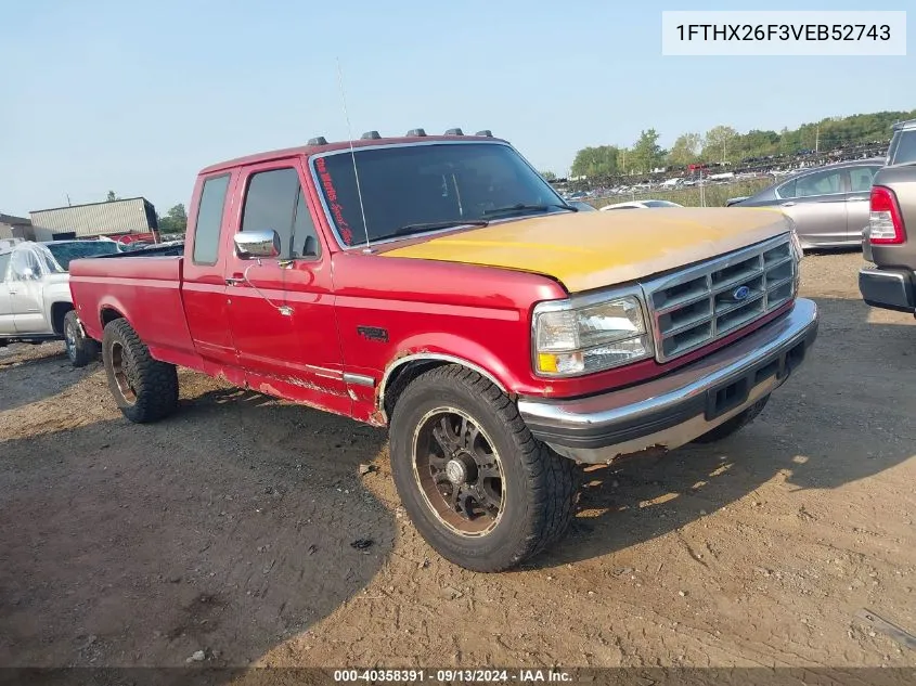 1997 Ford F-250 Xl VIN: 1FTHX26F3VEB52743 Lot: 40358391