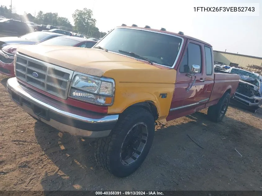 1997 Ford F-250 Xl VIN: 1FTHX26F3VEB52743 Lot: 40358391