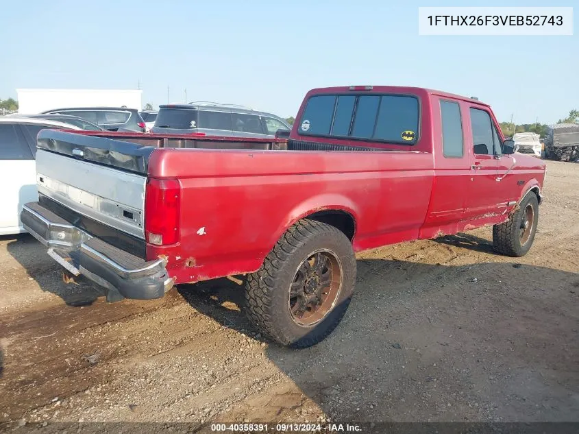 1997 Ford F-250 Xl VIN: 1FTHX26F3VEB52743 Lot: 40358391