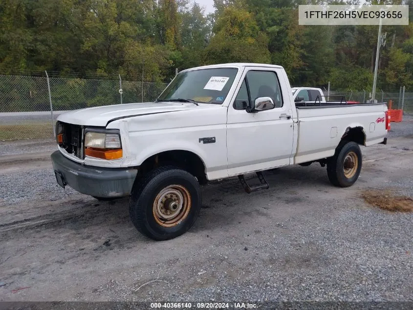 1997 Ford F-250 Xl VIN: 1FTHF26H5VEC93656 Lot: 40366140