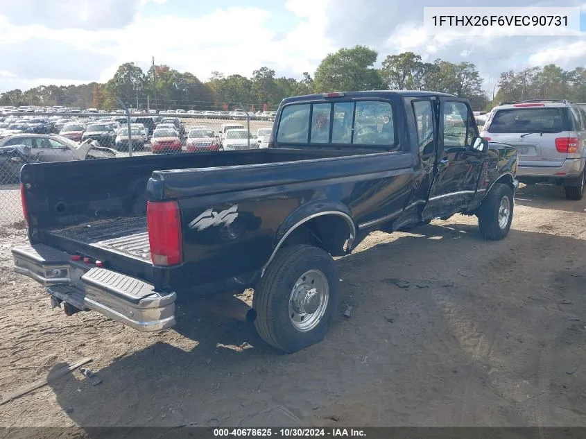 1997 Ford F-250 Xl VIN: 1FTHX26F6VEC90731 Lot: 40678625