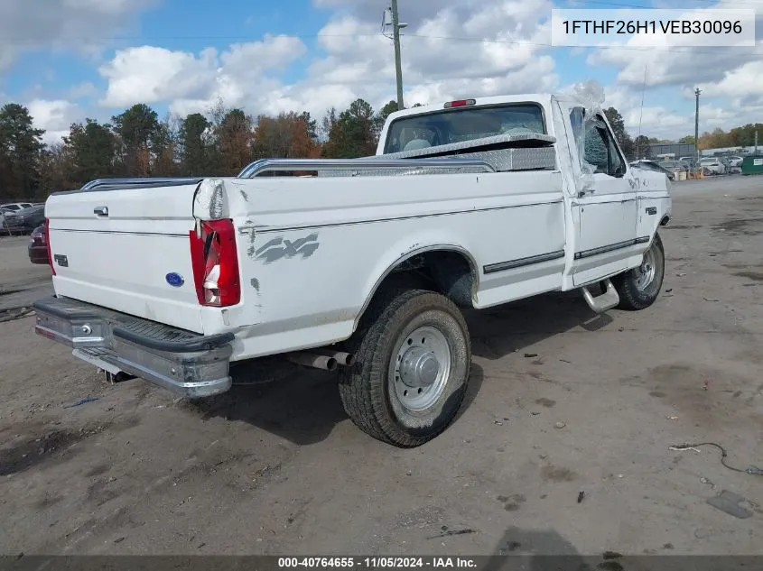 1997 Ford F-250 Xl VIN: 1FTHF26H1VEB30096 Lot: 40764655