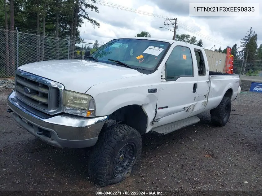 1999 Ford F-250 Lariat/Xl/Xlt VIN: 1FTNX21F3XEE90835 Lot: 39462271