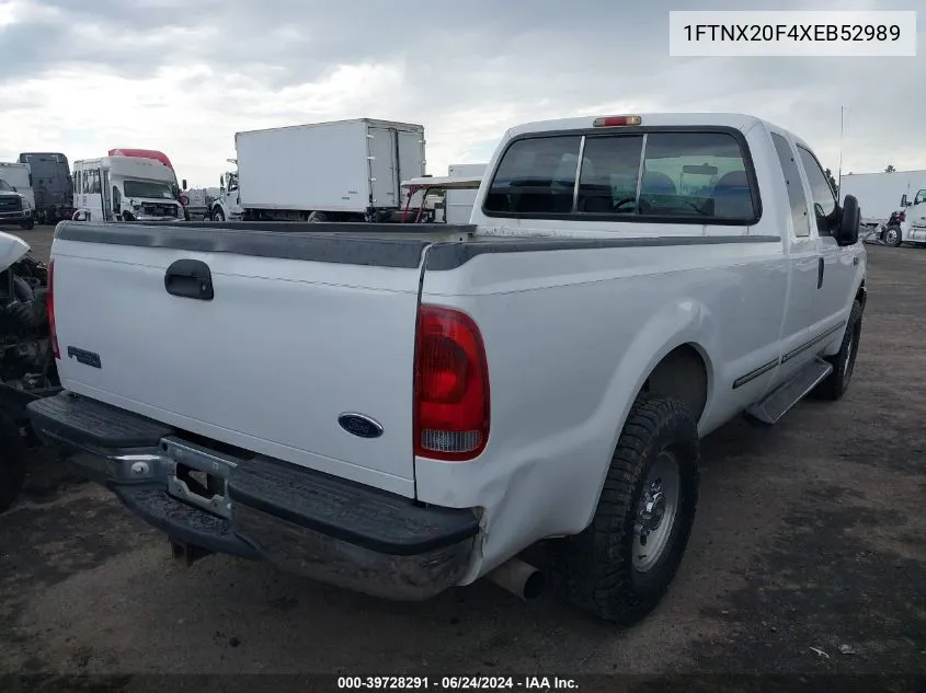 1FTNX20F4XEB52989 1999 Ford F-250 Lariat/Xl/Xlt