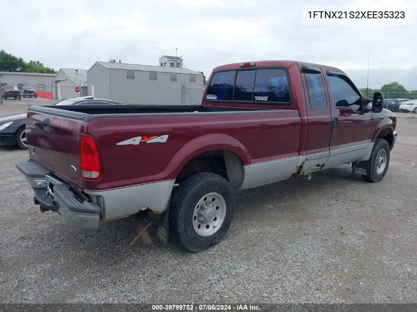 1999 Ford F-250 Lariat/Xl/Xlt VIN: 1FTNX21S2XEE35323 Lot: 39799752