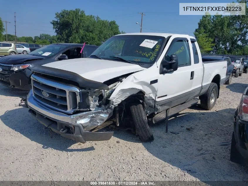 1999 Ford F-250 Lariat/Xl/Xlt VIN: 1FTNX21FXXED42228 Lot: 39841638