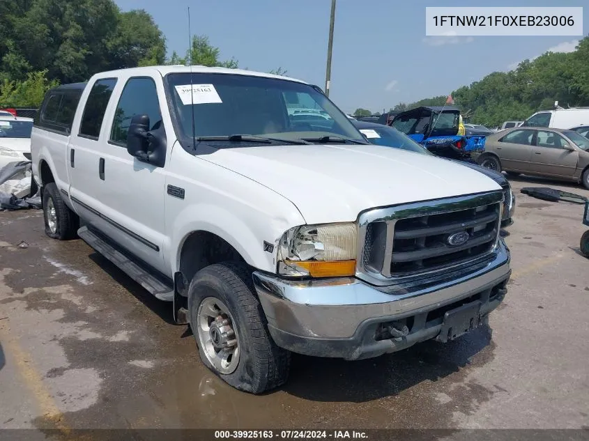 1999 Ford F-250 Lariat/Xl/Xlt VIN: 1FTNW21F0XEB23006 Lot: 39925163