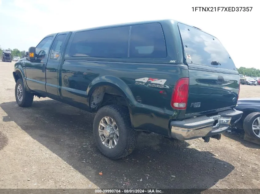 1FTNX21F7XED37357 1999 Ford F-250 Lariat/Xl/Xlt