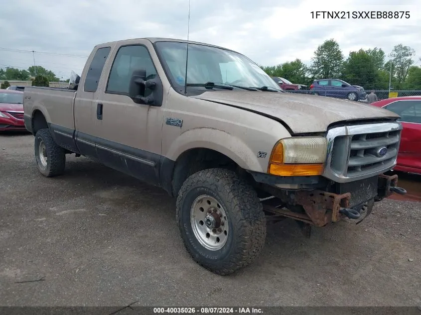 1999 Ford F-250 Lariat/Xl/Xlt VIN: 1FTNX21SXXEB88875 Lot: 40035026