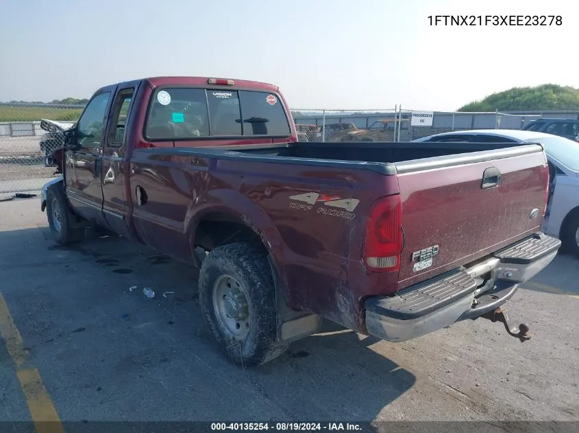 1FTNX21F3XEE23278 1999 Ford F-250 Lariat/Xl/Xlt