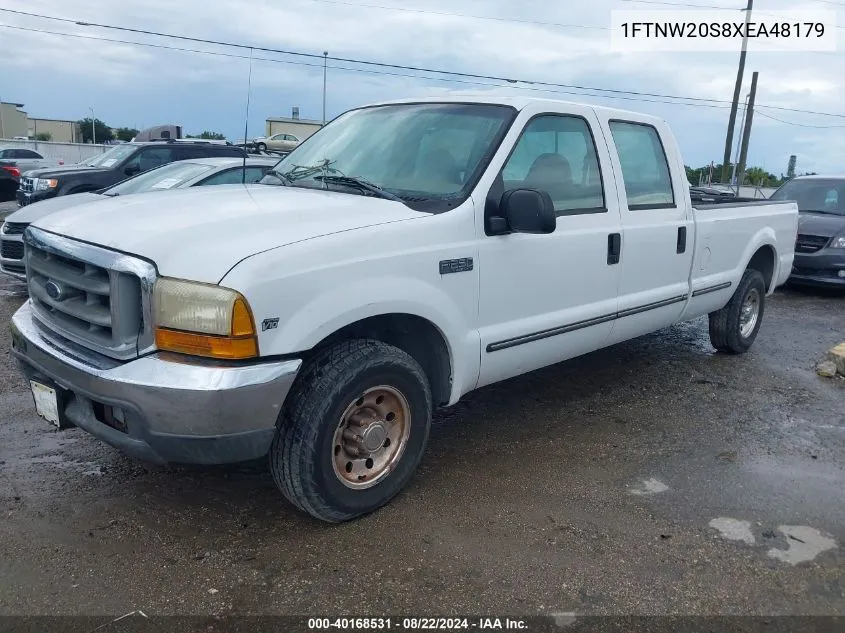 1999 Ford F-250 Lariat/Xl/Xlt VIN: 1FTNW20S8XEA48179 Lot: 40168531