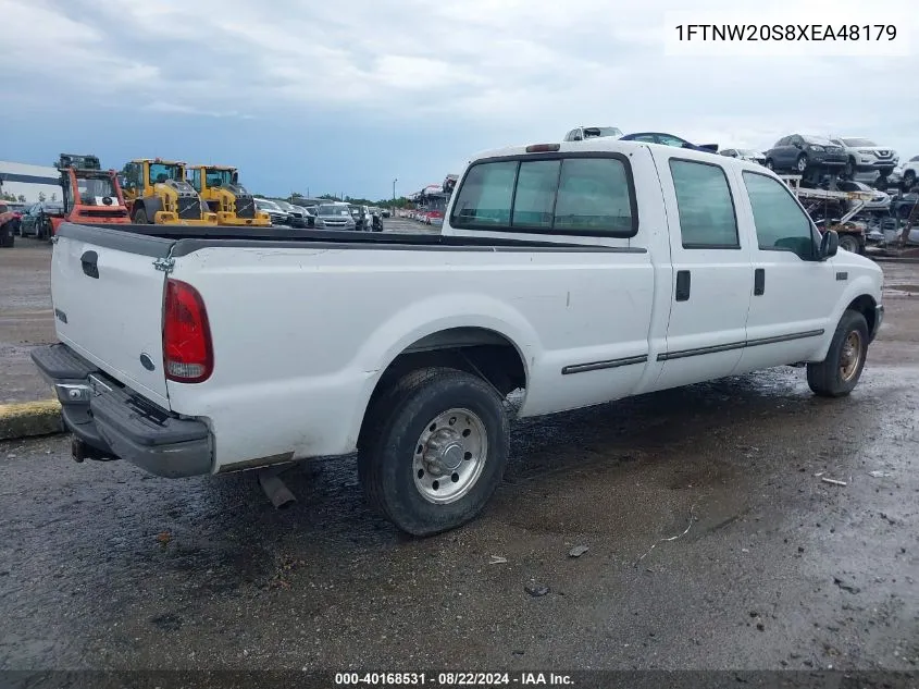 1999 Ford F-250 Lariat/Xl/Xlt VIN: 1FTNW20S8XEA48179 Lot: 40168531