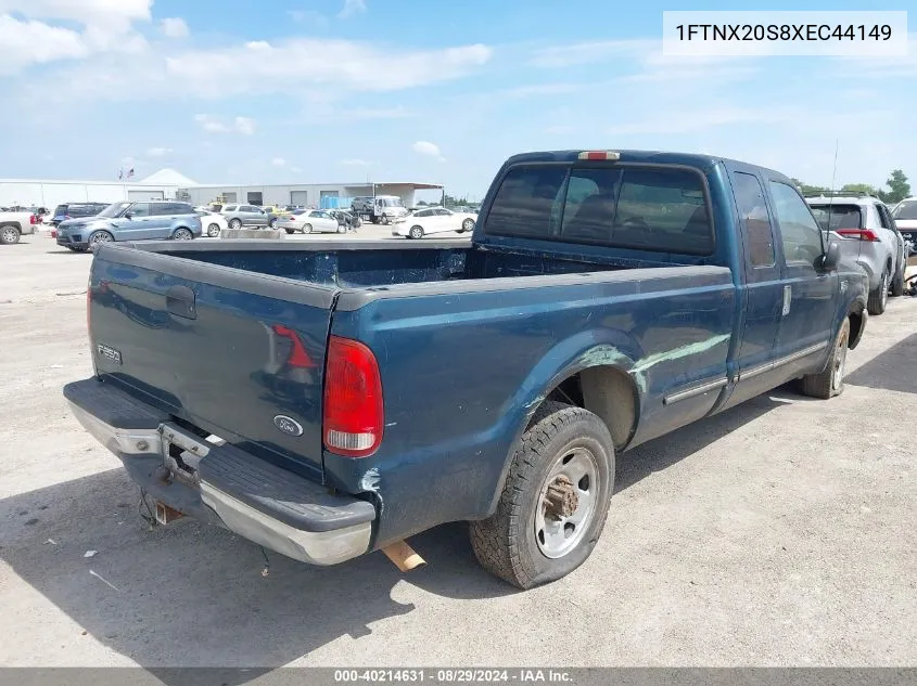 1999 Ford F-250 Lariat/Xl/Xlt VIN: 1FTNX20S8XEC44149 Lot: 40214631