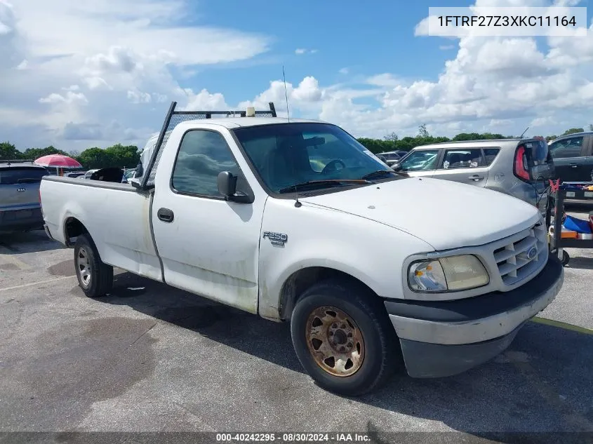 1999 Ford F-250 Lariat/Work Series/Xl/Xlt VIN: 1FTRF27Z3XKC11164 Lot: 40242295