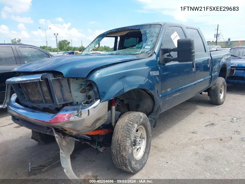 1999 Ford F-250 Lariat/Xl/Xlt VIN: 1FTNW21F5XEE29683 Lot: 40254686