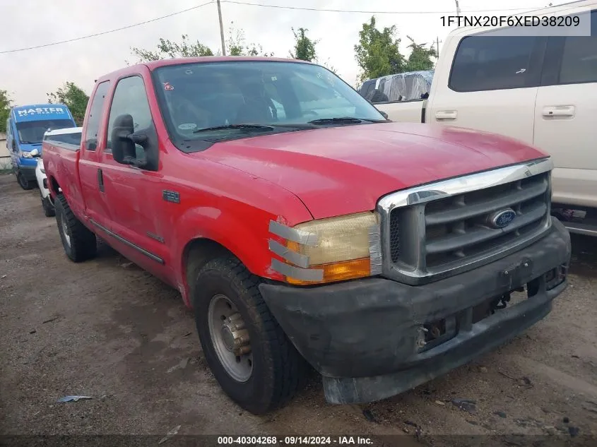 1999 Ford F-250 Lariat/Xl/Xlt VIN: 1FTNX20F6XED38209 Lot: 40304268